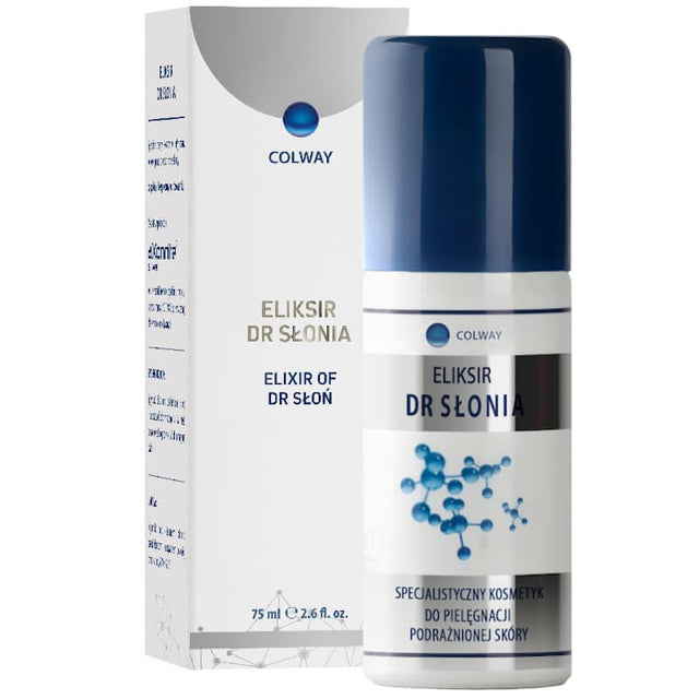 Eliksir Dr Słonia Colway Nanosrebro na podrażnioną skórę - 75 ml