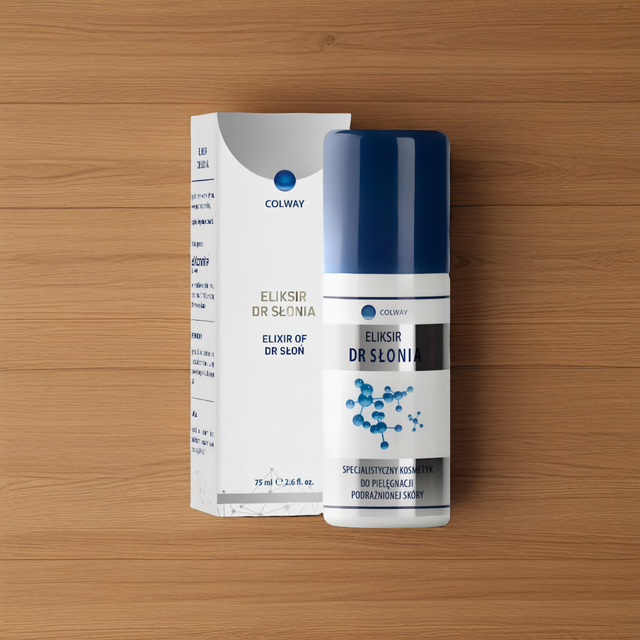 Eliksir Dr Słonia Colway Nanosrebro na podrażnioną skórę - 75 ml