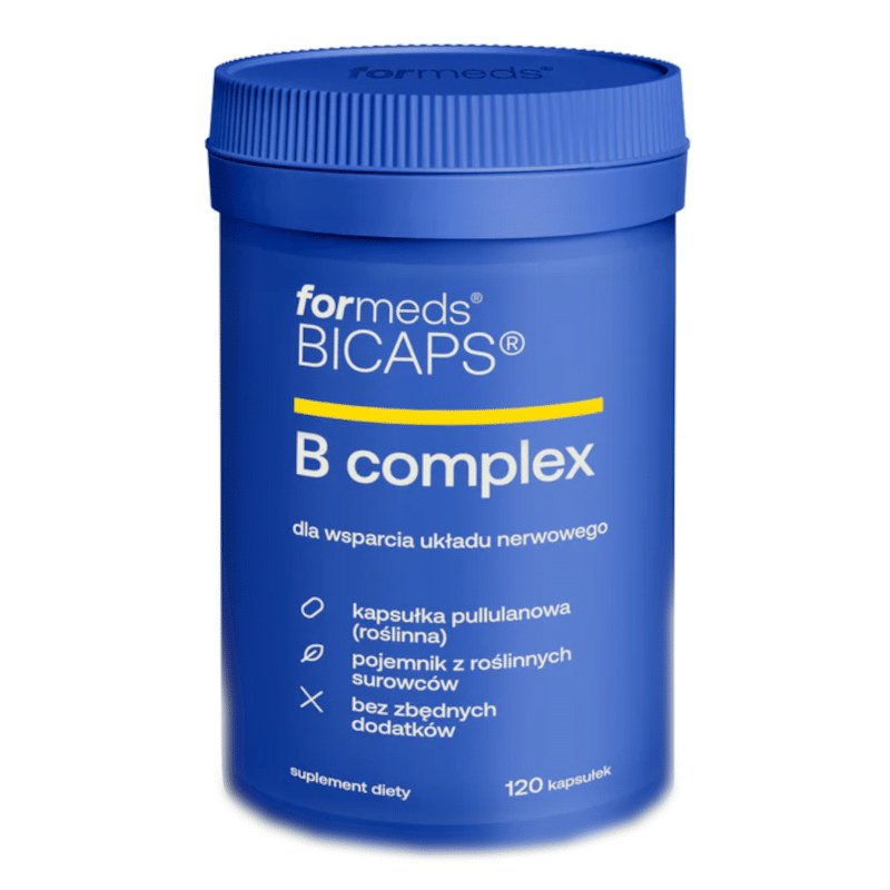 B complex Formeds Bicaps - Dla wsparcia układu nerwowego - 120 kapsułek