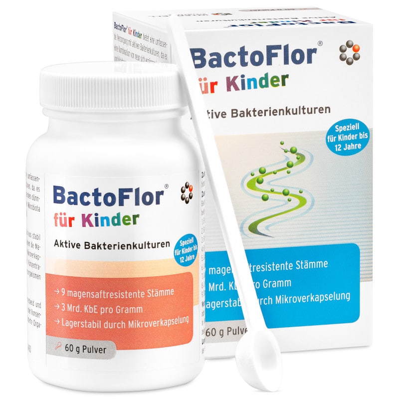 Bactoflor dla dzieci Mitopharma - 9 szczepów i 3 mld kultur bakterii - 60 g