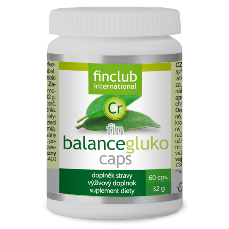 Balancegluko caps Finclub - Ekstrakt z Gymnema sylvestre  i chrom - 60 kapsułek