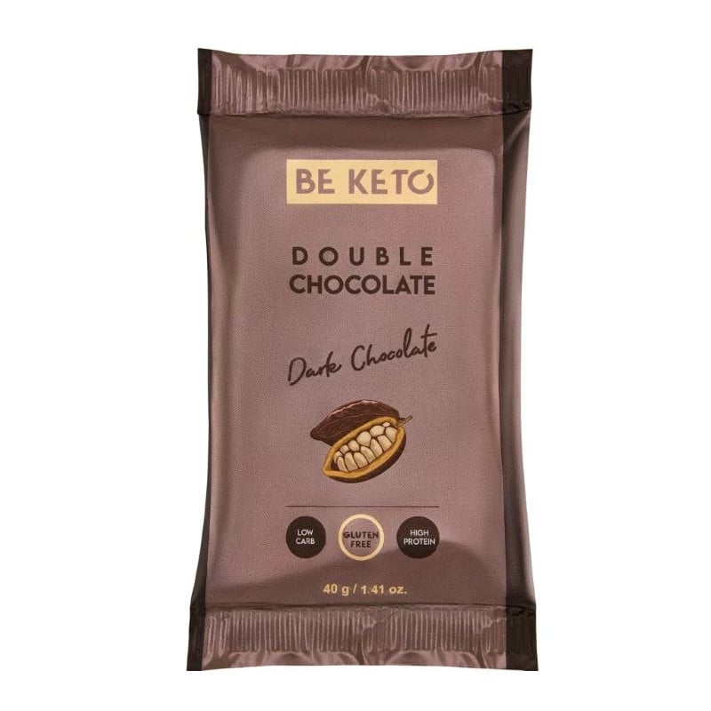 Keto Baton BeKeto - Idealny na szybką energiczną przekąskę - Różne smaki 40 g (Smak: orzechowy)