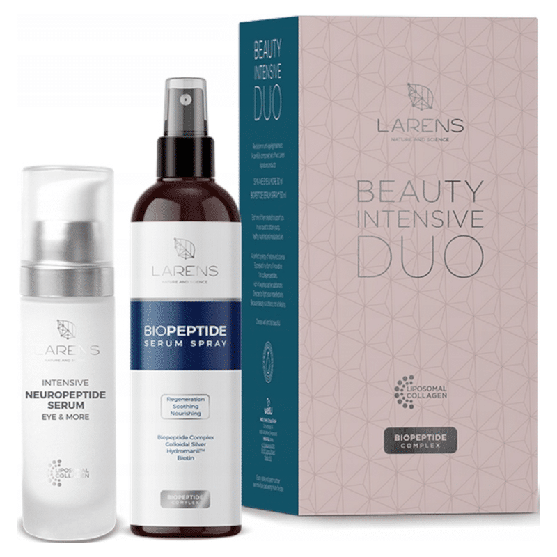 Beauty Intensive DUO LARENS WellU - Luksusowe serum pod oczy oraz serum peptydowe w sprayu