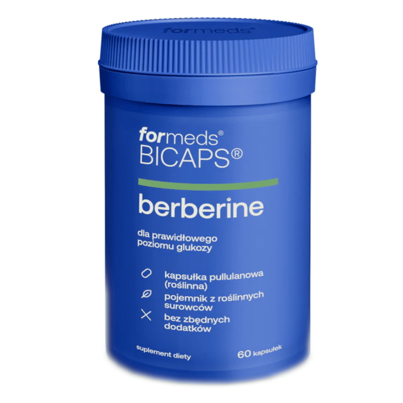 Berberine Formeds Bicaps - Dla prawidłowego poziomu glukozy - 60 kapsułek