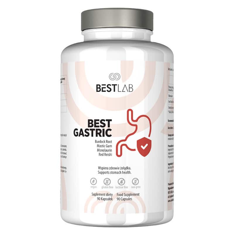 BestGastric Best Lab - Wspiera zdrowie żołądka - 90 kapsułek