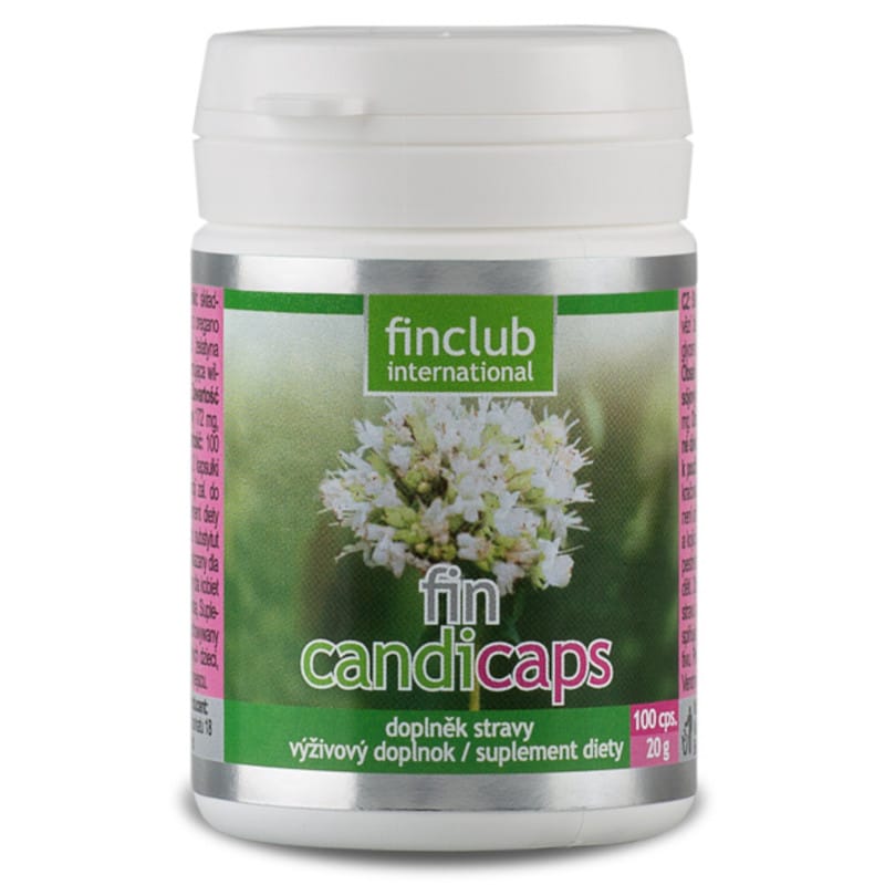 Candicaps Finclub - Olej z oregano w kapsułkach - 100 kapsułek