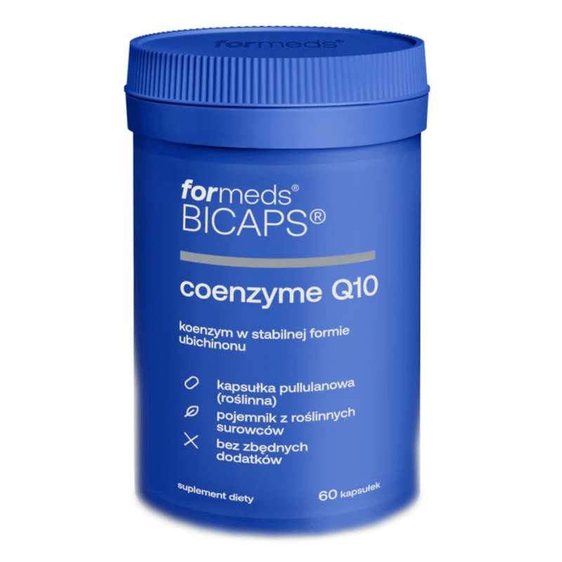 Coenzyme Q10 Formeds Bicaps - Koenzym w stabilnej formie ubichinonu - 60 kapsułek