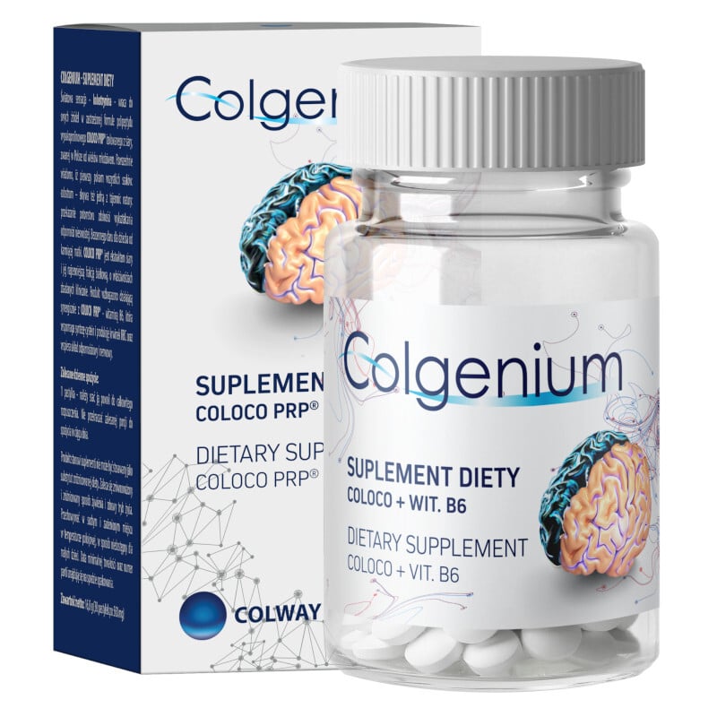 Colgenium Colway - Wspiera pamięć i koncentrację - 30 pastylek