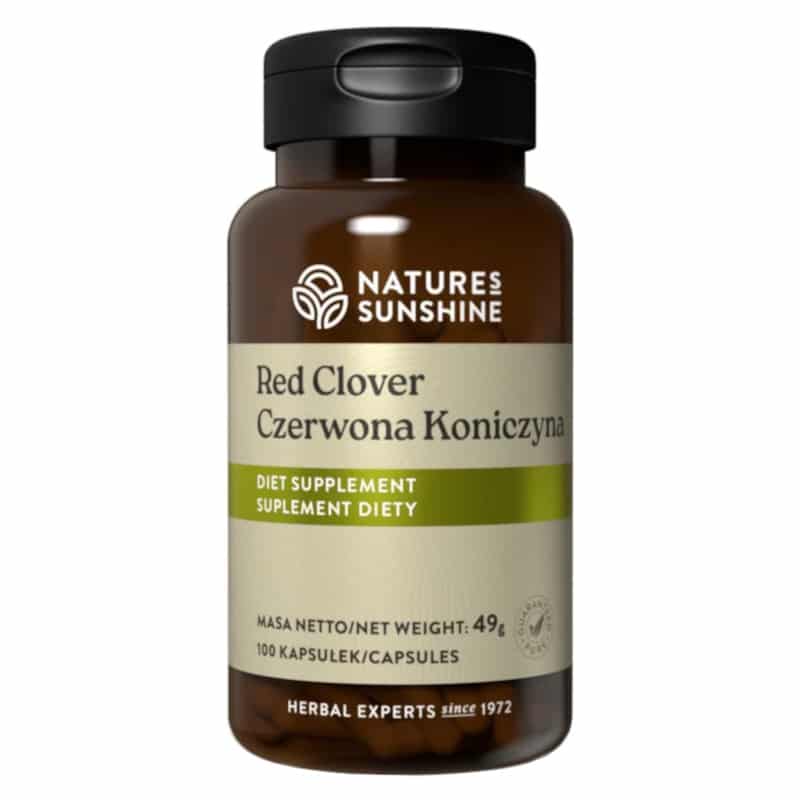 Czerwona Koniczyna Nature’s Sunshine Łagodzi objawy menopauzy - 100 kapsułek