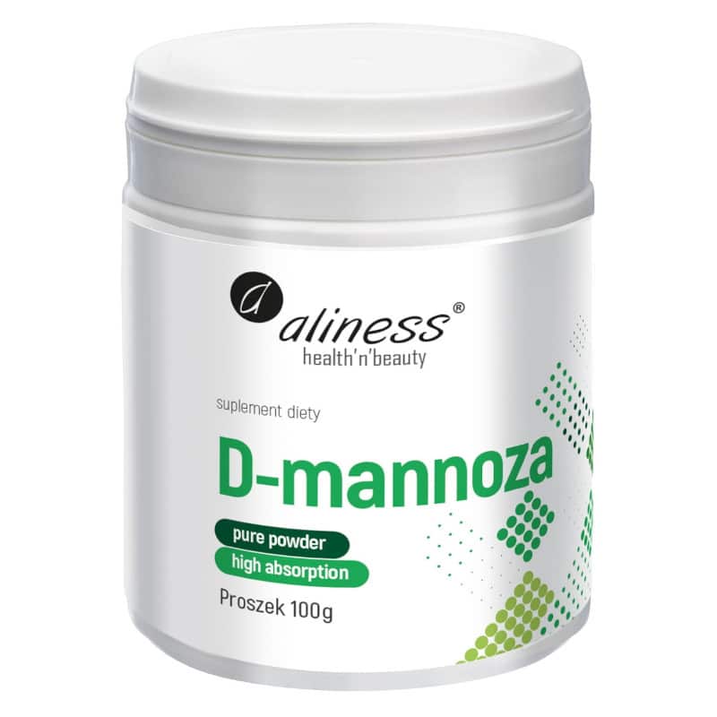 D-mannoza Aliness - Sześciowęglowy cukier prosty - 100 g proszek