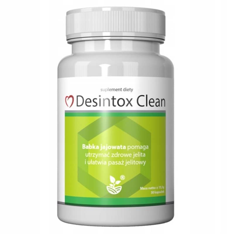 Desintox Clean - Wspomaga oczyszczenie organizmu (Ilosc-opakowan: 2-opakowania)