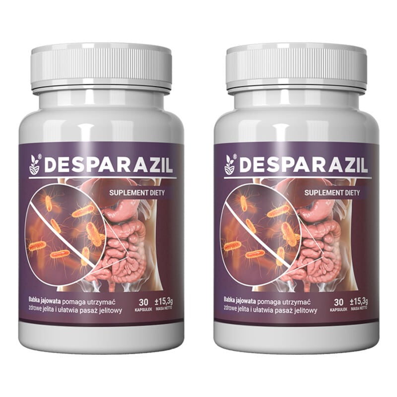 Desparazil - Wspomaga układ pokarmowy (Ilosc-opakowan: 2-opakowania)
