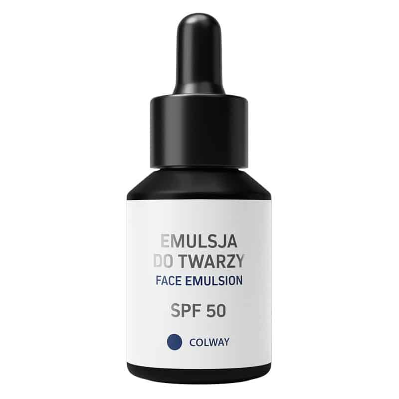 Emulsja do Twarzy SPF 50 Colway - Ochrona przed słońcem - 30 ml