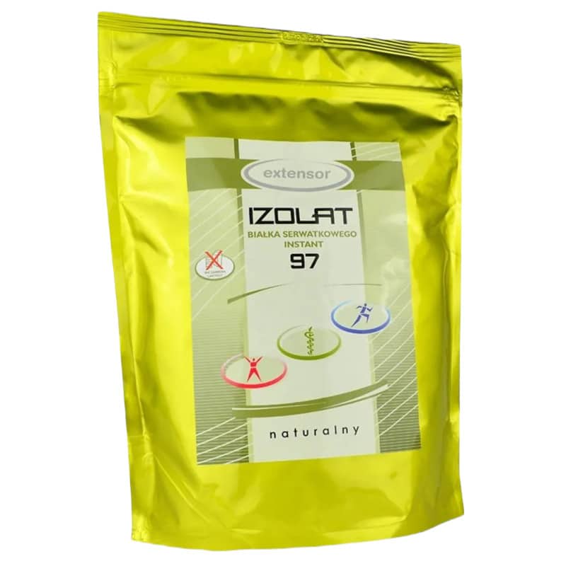 Extensor IZOLAT 97 - Izolat białka serwatkowego Instant - Wspomaga budowanie mięśni - 1000 g