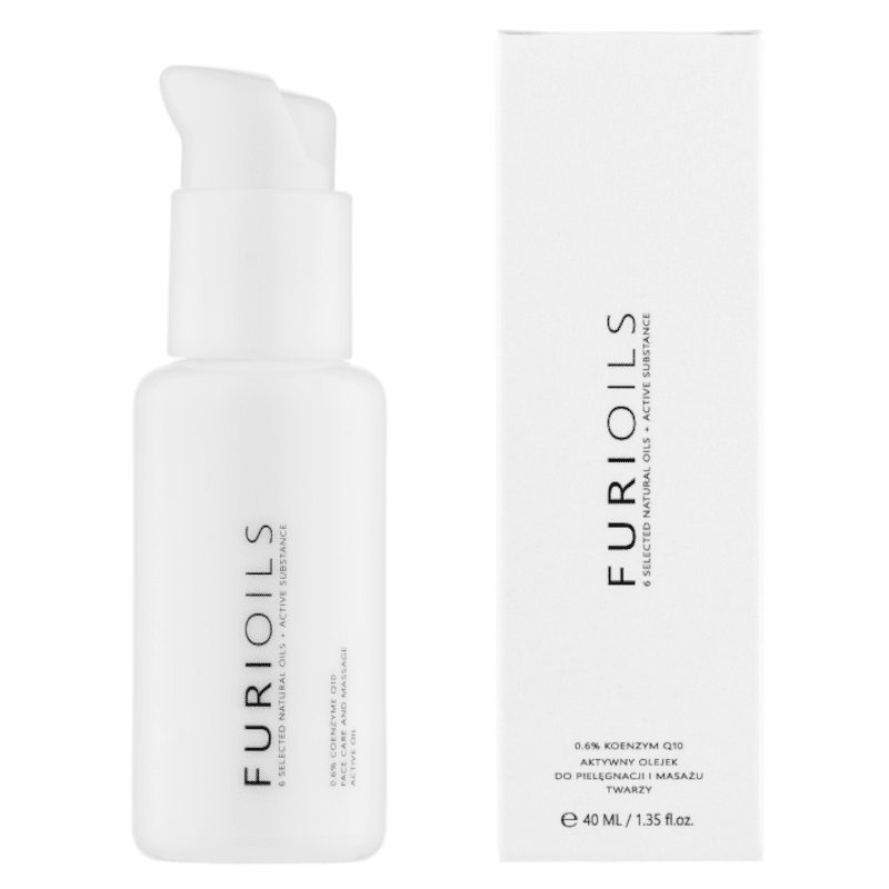 Furioils Active Oil 0.6% Coenzyme Q10 Liqpharm -  Serum olejowe do masażu i pielęgnacji twarzy - 40 ml