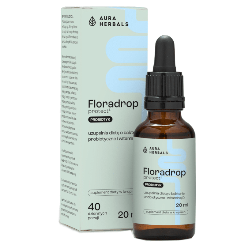 Floradrop protect Aura Herbals - Probiotyk na odporność - 20 ml krople