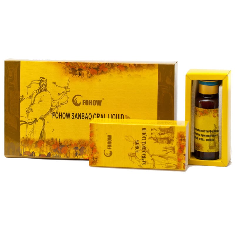 Fohow Sanbao Oral Liquid - Eliksir Trzy Klejnoty Feniks 4 x 30 ml