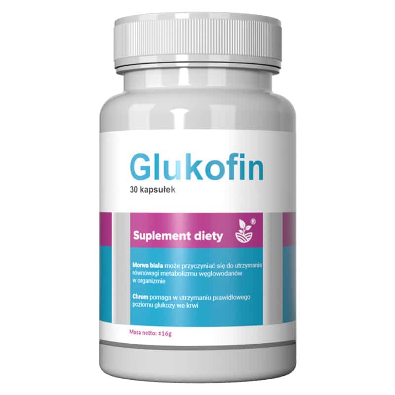 Glukofin - Wspiera prawidłowy metabolizm węglowodanów (Ilosc-opakowan: 2-opakowania)