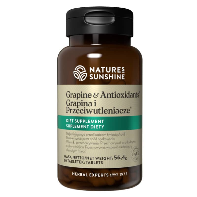 Grapina i Przeciwutleniacze Nature's Sunshine - Naturalne antyoksydanty - 90 tabletek