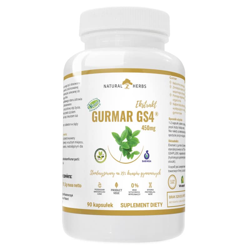 Gurmar GS4 Alto Pharma - Wspomaga kontrolować apetyt - 90 kapsułek