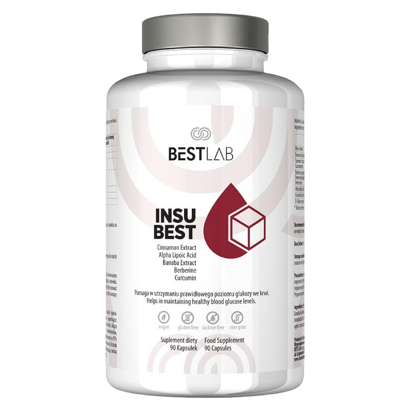 InsuBest Best Lab - Wspiera regulację gospodarki glukozowo-insulinowej - 90 kapsułek