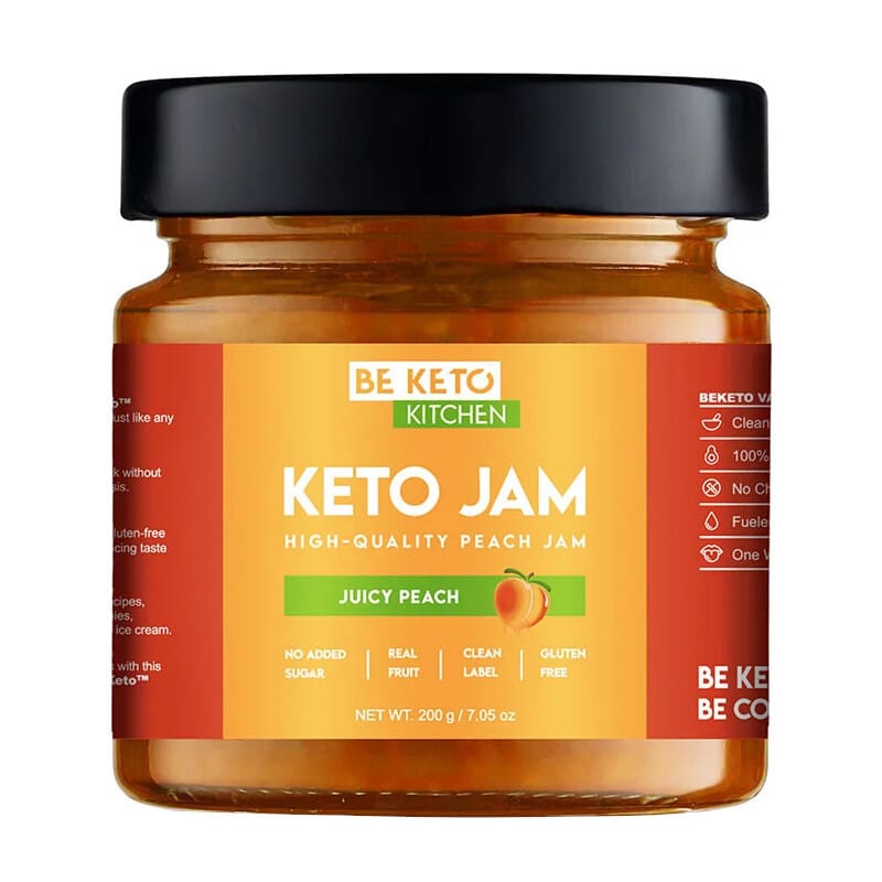 Keto Dżemy od Beketo - Smak bez Kompromisów i Minimalna Ilość Węglowodanów - 200 g (Smak: wisniowy)