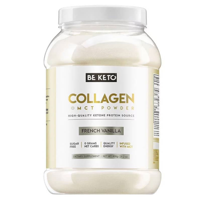 Keto Kolagen z olejem MCT BeKeto - Francuska wanilia 800 g