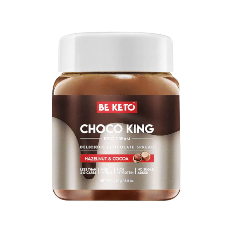 Keto Krem z Olejem MCT BeKeto - Różne Smaki 250 g (Smak: orzech-laskowy)