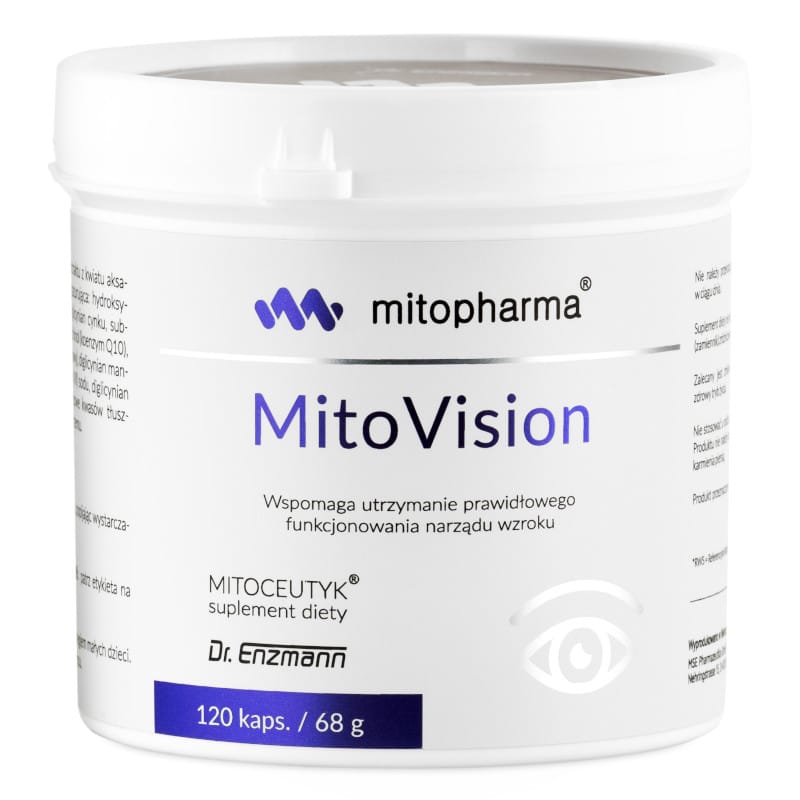 MitoVision Mitopharma - Wsparcie wzroku - 120 kapsułek