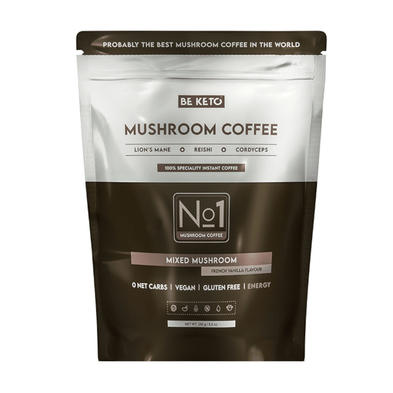 Kawa Rozpuszczalna Beketo – Mushroom (Lion’s Mane & Cordyceps & Reishi) – Francuska Wanilia 250g