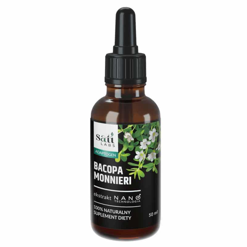 Nano Bacopa monnieri SATI Labs - Wspomaga zdrowie psychiczne i pamięć - 50 ml