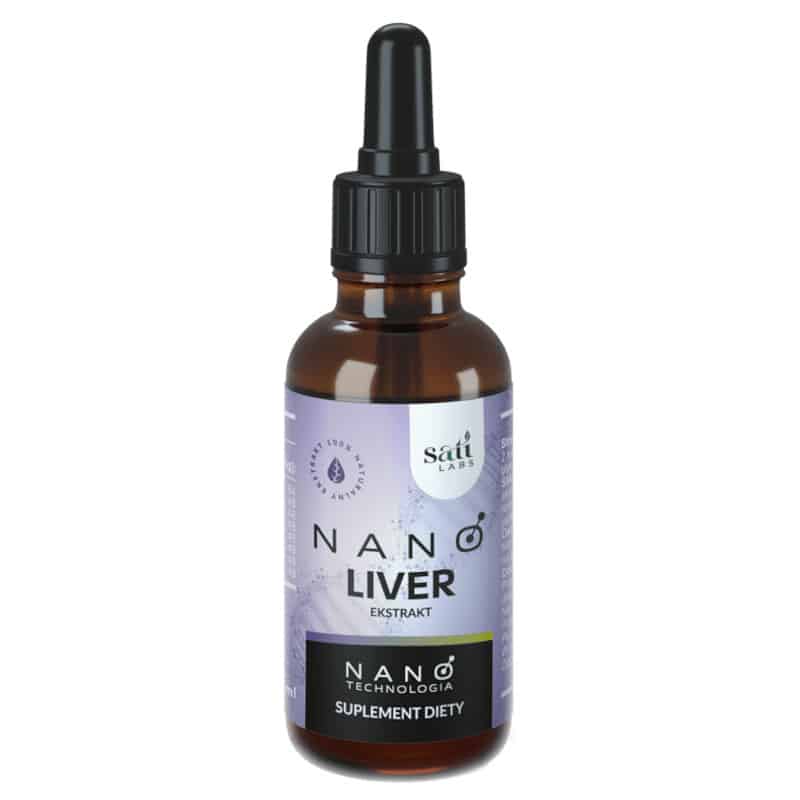 Nano Liver SATI Labs - Wsparcie dla zdrowej wątroby - 50 ml