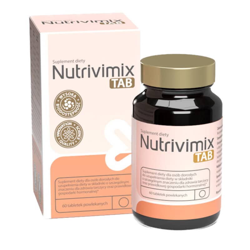 Nutrivimix TAB Witaminy i składniki mineralne dla zdrowia tarczycy - 60 tabletek