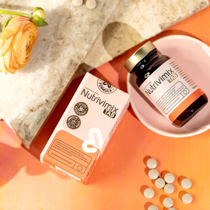 Nutrivimix TAB Witaminy i składniki mineralne dla zdrowia tarczycy - 60 tabletek