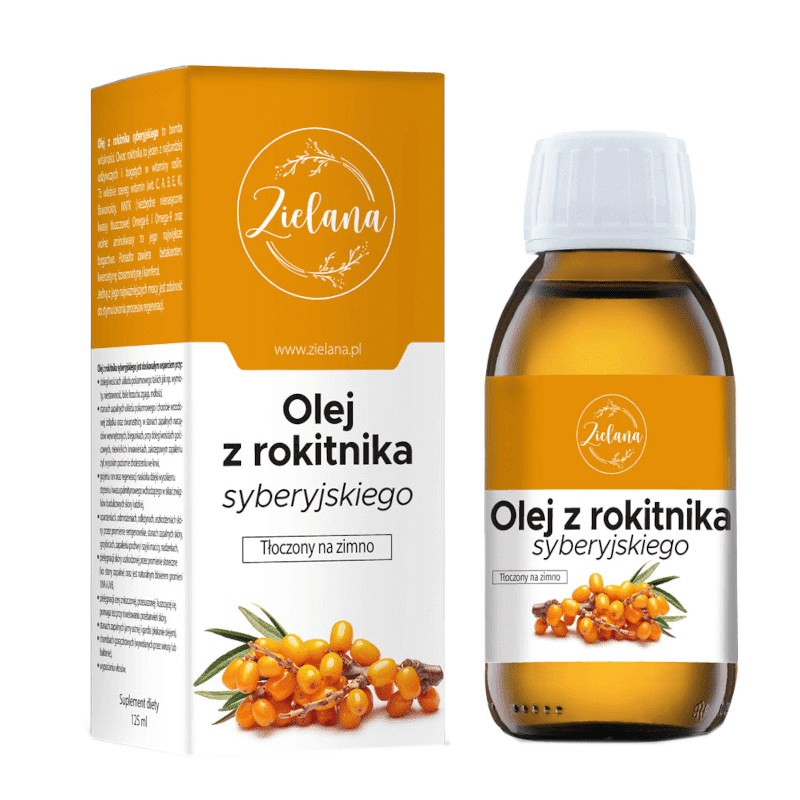 Olej z Rokitnika Zielana - Wspomaga układ odpornościowy - 125ml