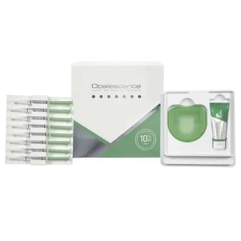 Opalescence PF 10% PA KIT Zestaw do wybielania zębów 8 strzykawek + pasta Original 28g + etui na nakładki (Smak: melon)