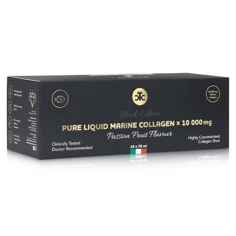 Płynny Kolagen Morski 10 000 mg o smaku Marakui The Collagen Company - 10 x 30 ml