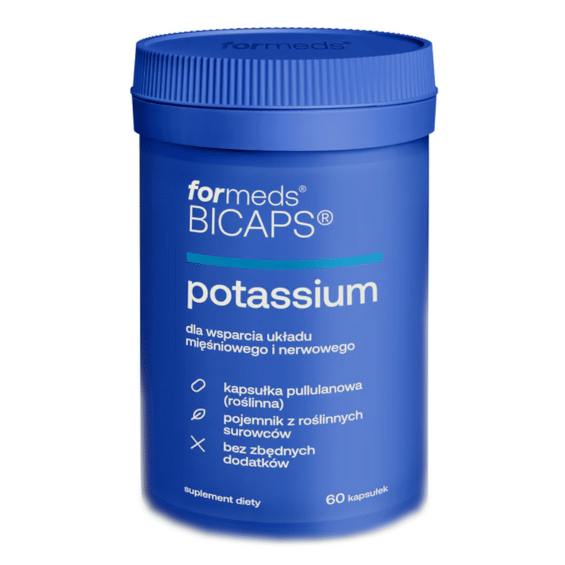 Potassium Formeds Bicaps - Dla wsparcia układu mięśniowego i nerwowego - 60 kapsułek