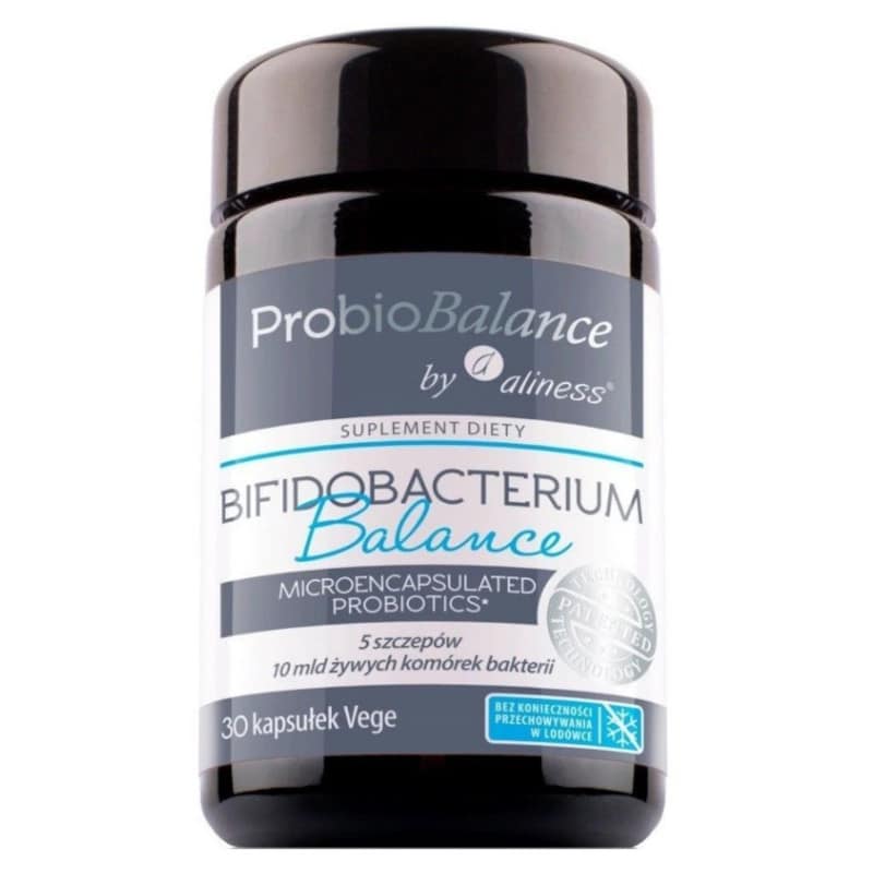 Probiotyk BIFIDOBACTERIUM Balance ProbioBalance Aliness 5 szczepów - 30 kapsułek Vege
