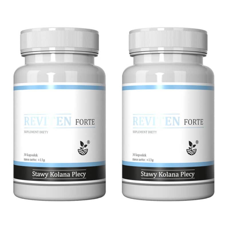 Reviten Forte - Suplement diety na stawy, kolana, plecy (Ilosc-opakowan: 2-opakowania)