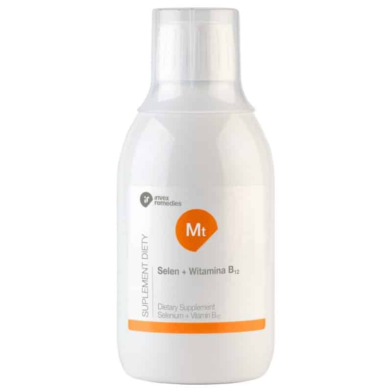 Selen + Witamina B12 Invex Remedies - Wspiera układ odpornościowy - 300 ml