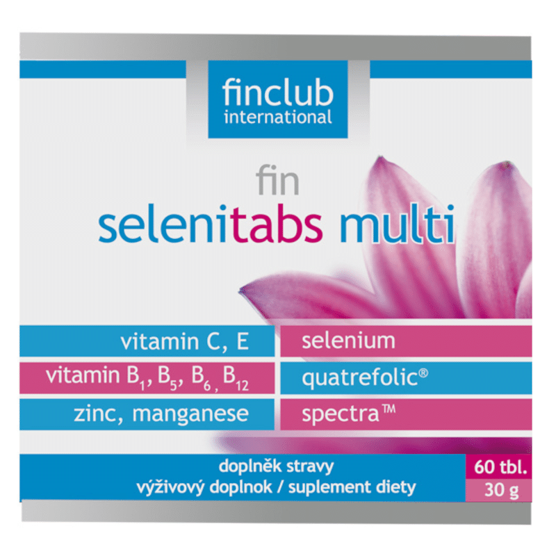 Selenitabs multi Finclub - Kompleks witamin i minerałów - 60 tabletek