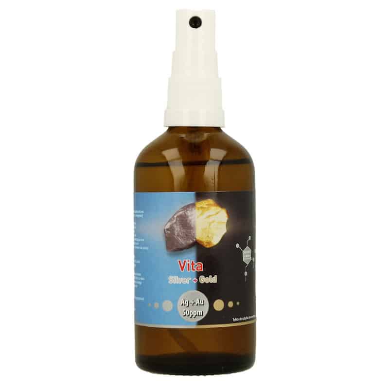 Vita Silver + Gold Ag + Au 50 ppm niejonowe srebro i złoto koloidalne w sprayu - 100 ml