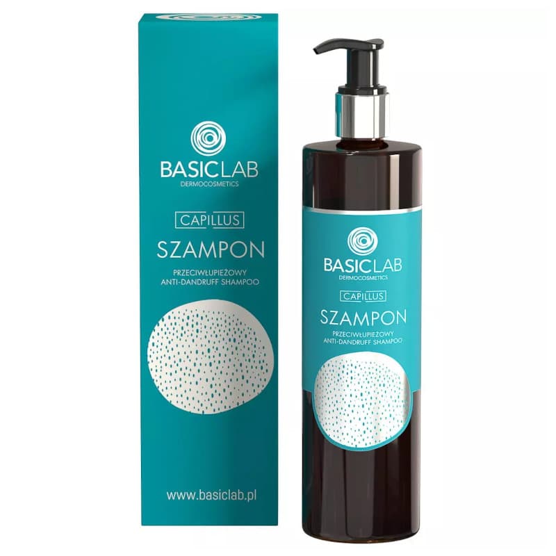 Szampon do włosów cienkich BASICLAB - Wzmocnienie i Objętość z Natury - 300ml
