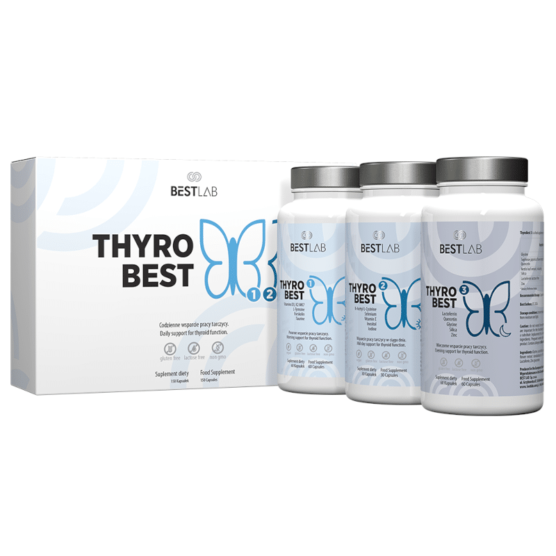 ThyroBest Best Lab - Codzienne wsparcie pracy tarczycy - 150 kapsułek