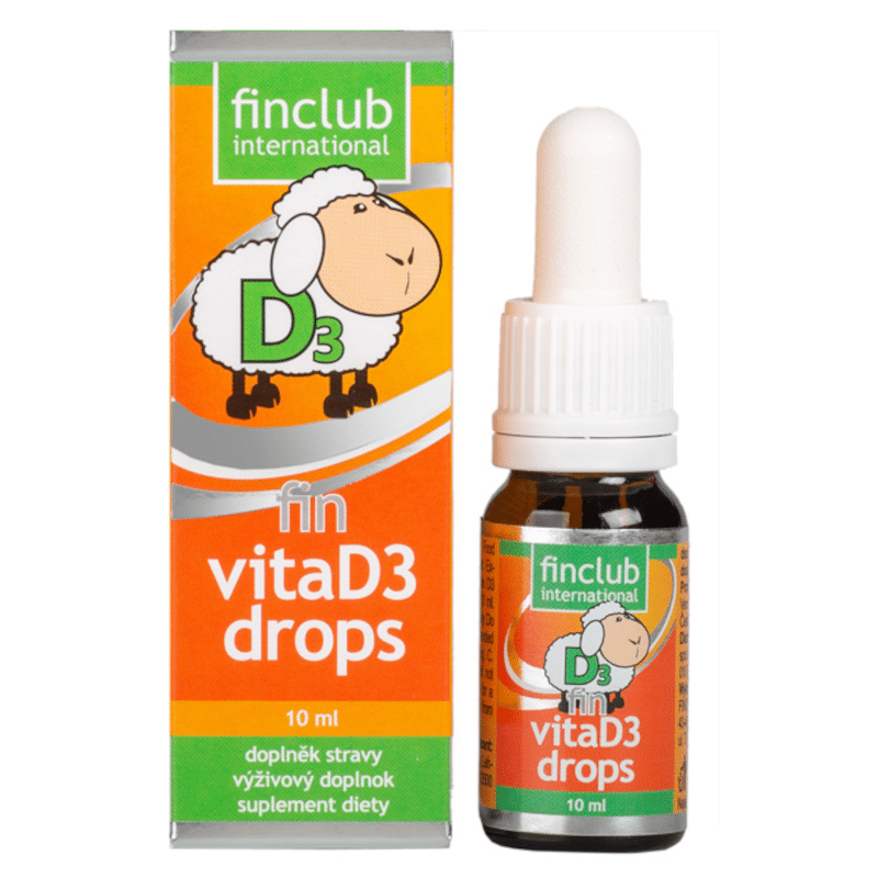VitaD3 drops Finclub - Źródło witaminy D3 - 10 ml