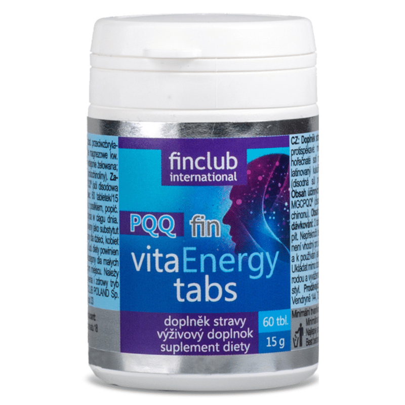 VitaEnergytabs Finclub - Wspiera funkcje mitochondrialne w organizmie - 60 tabletek