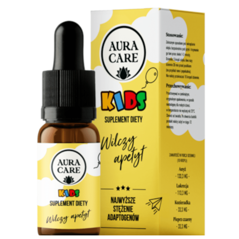 Wilczy apetyt AURA CARE - Apetyt pod kontrolą - 10ml, około 300 kropli