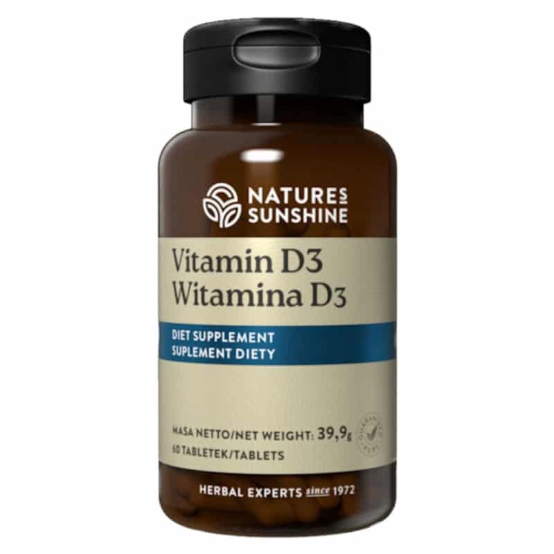 Witamina D3 Nature's Sunshine - Źródło odporności i witalności - 60 tabletek