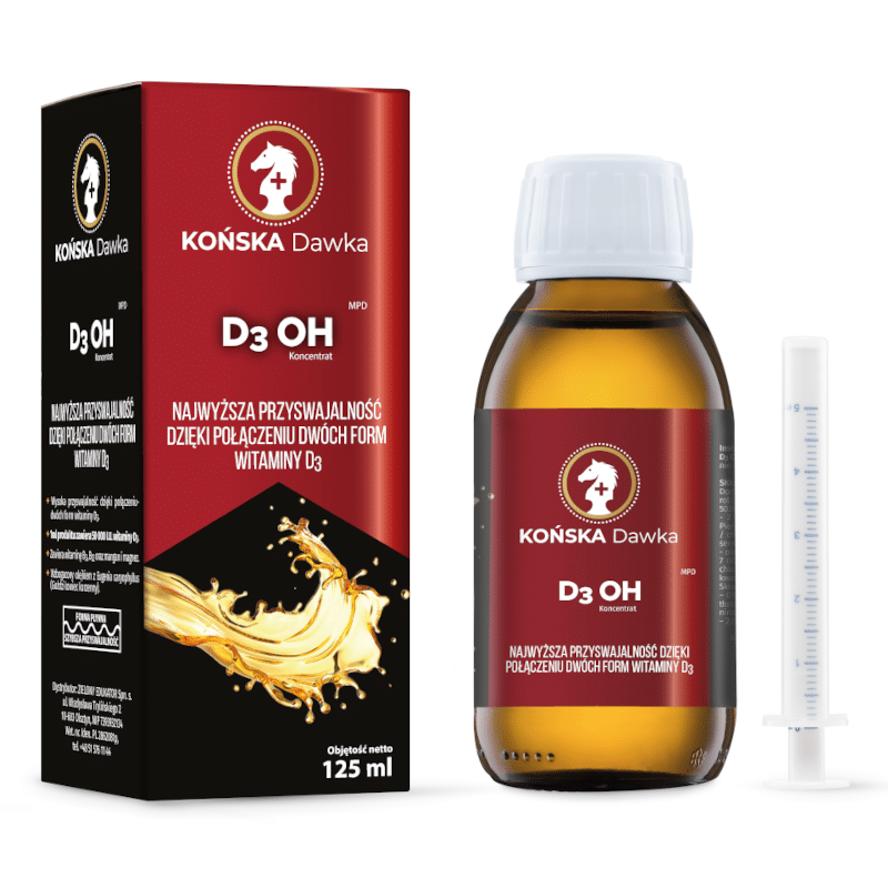 Witamina D3 OH Końska Dawka - Na układ nerwowy - 125 ml